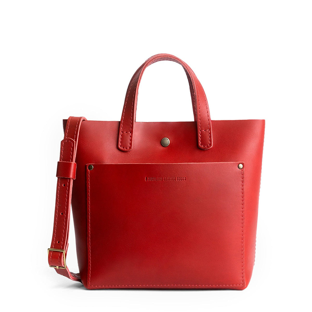 Mini Crossbody Tote - Ruby / Classic