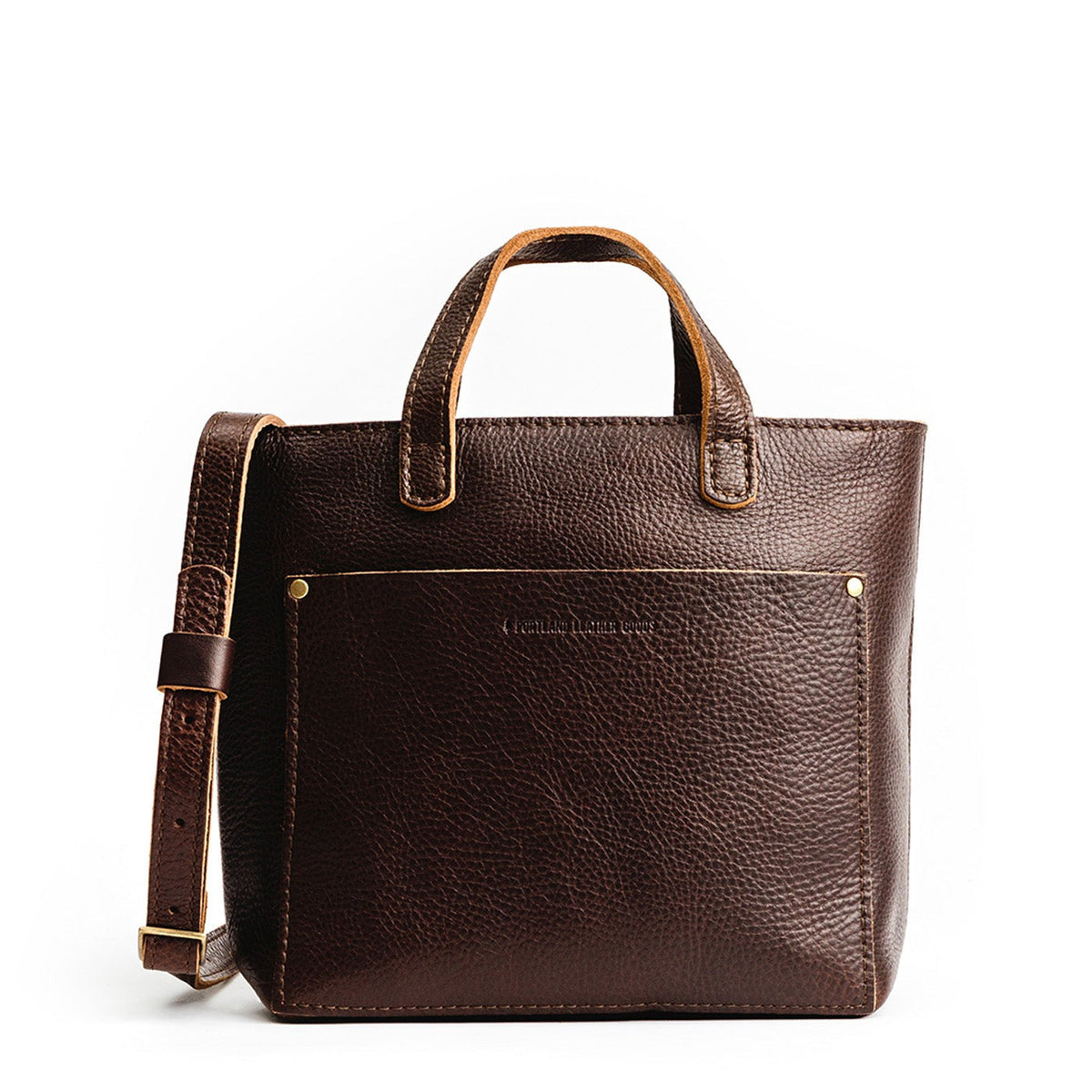 Mini Crossbody Tote - Coldbrew / Zipper
