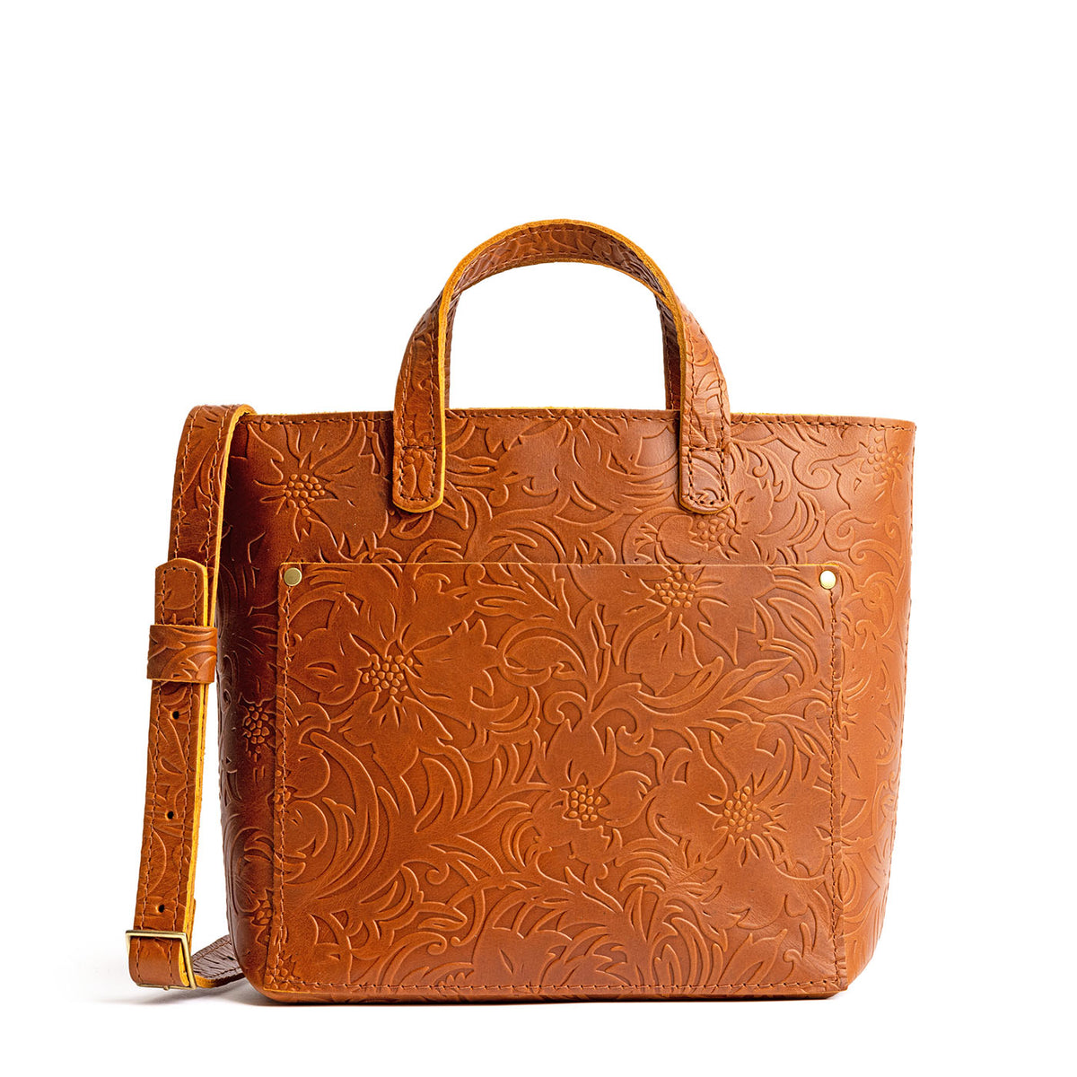 Mini Crossbody Tote - Meadow / Zipper