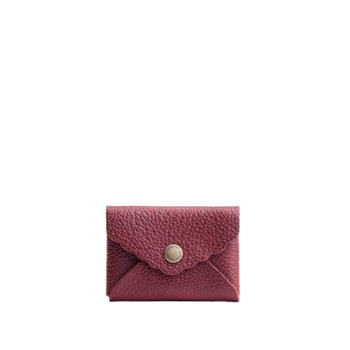 'Almost Perfect' Mini Daisy Wallet - Cabernet