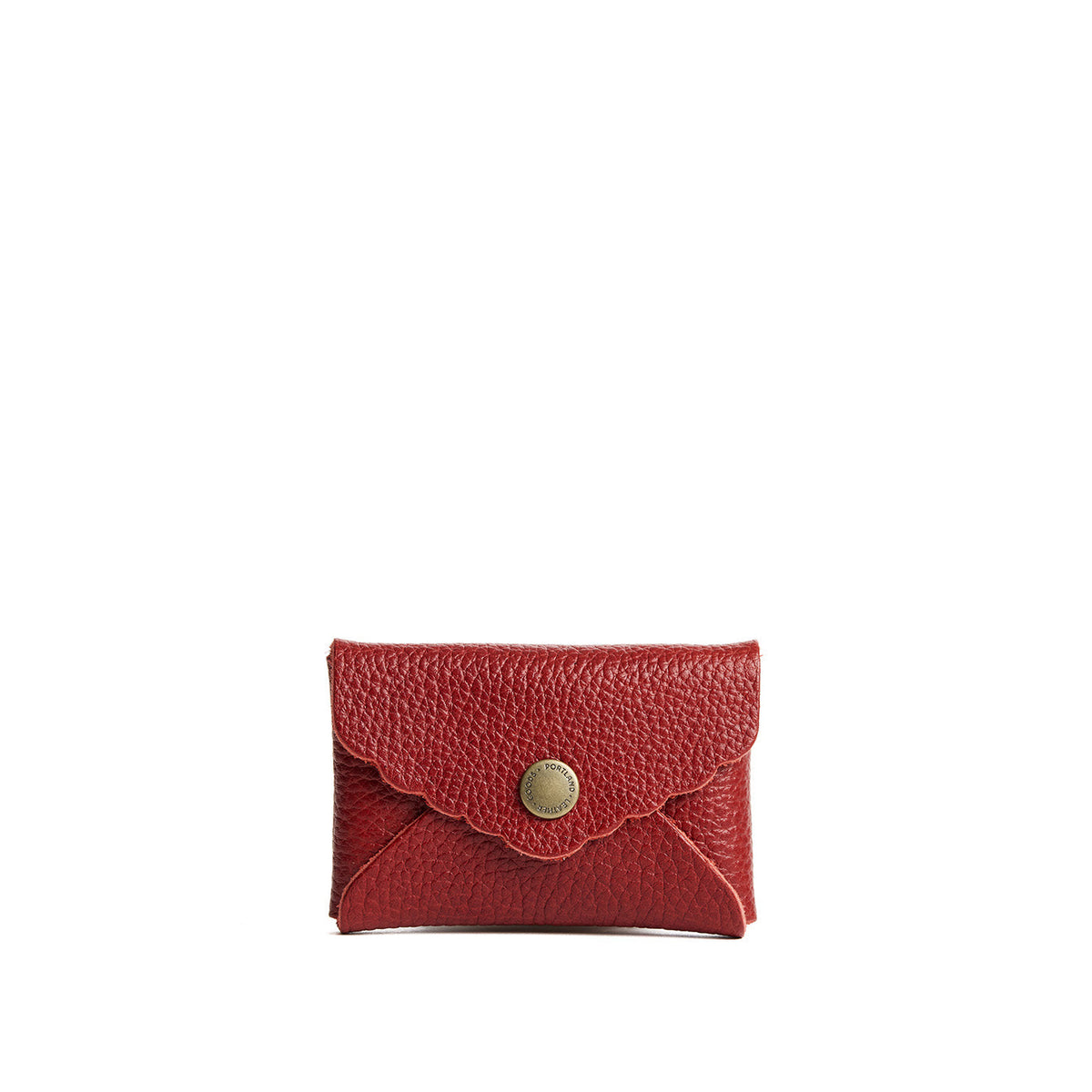 'Almost Perfect' Mini Daisy Wallet - Chili Red