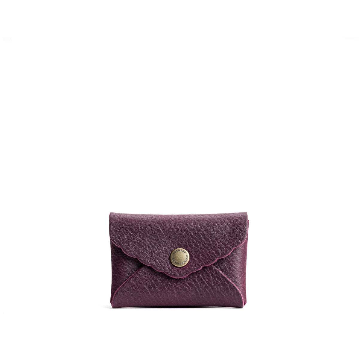 Mini Daisy Wallet - Plum