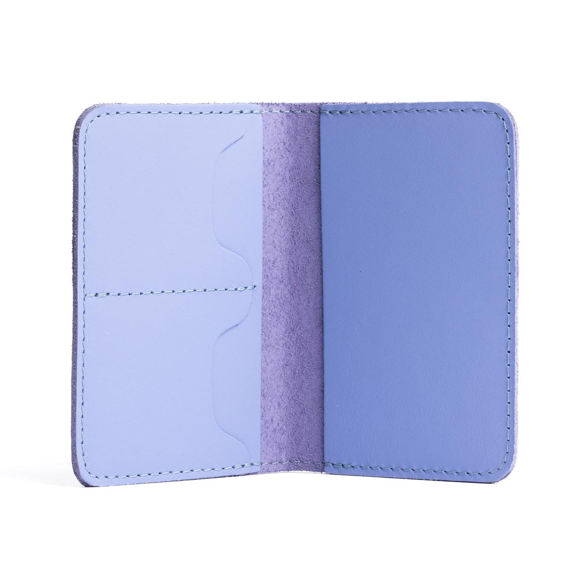 Leather Modern Passport Holder - Jacaranda
