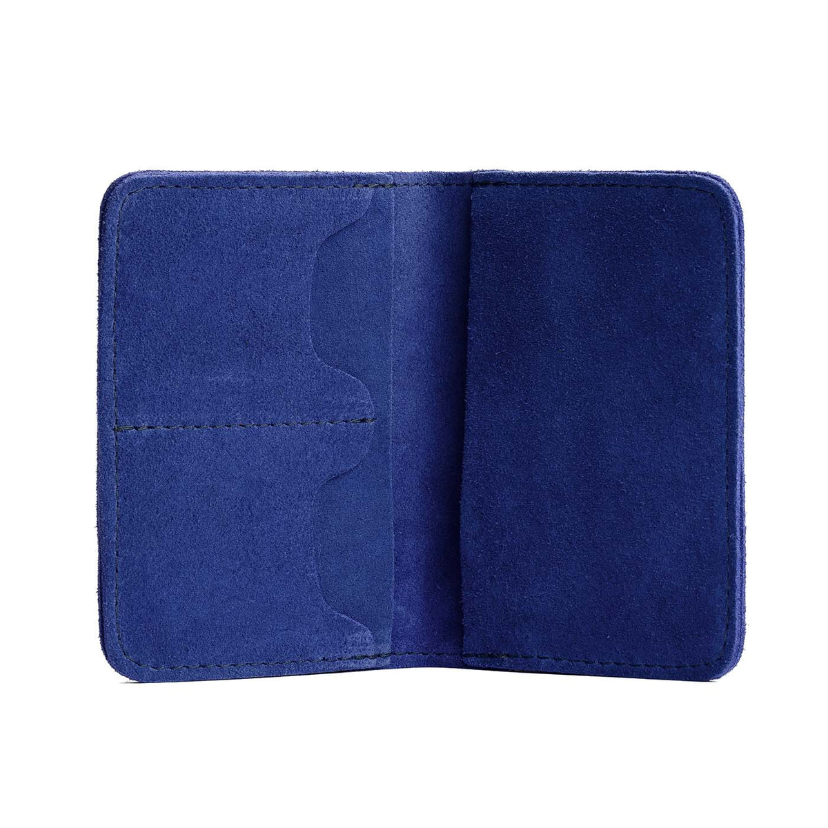 Leather Modern Passport Holder - Joni Blue