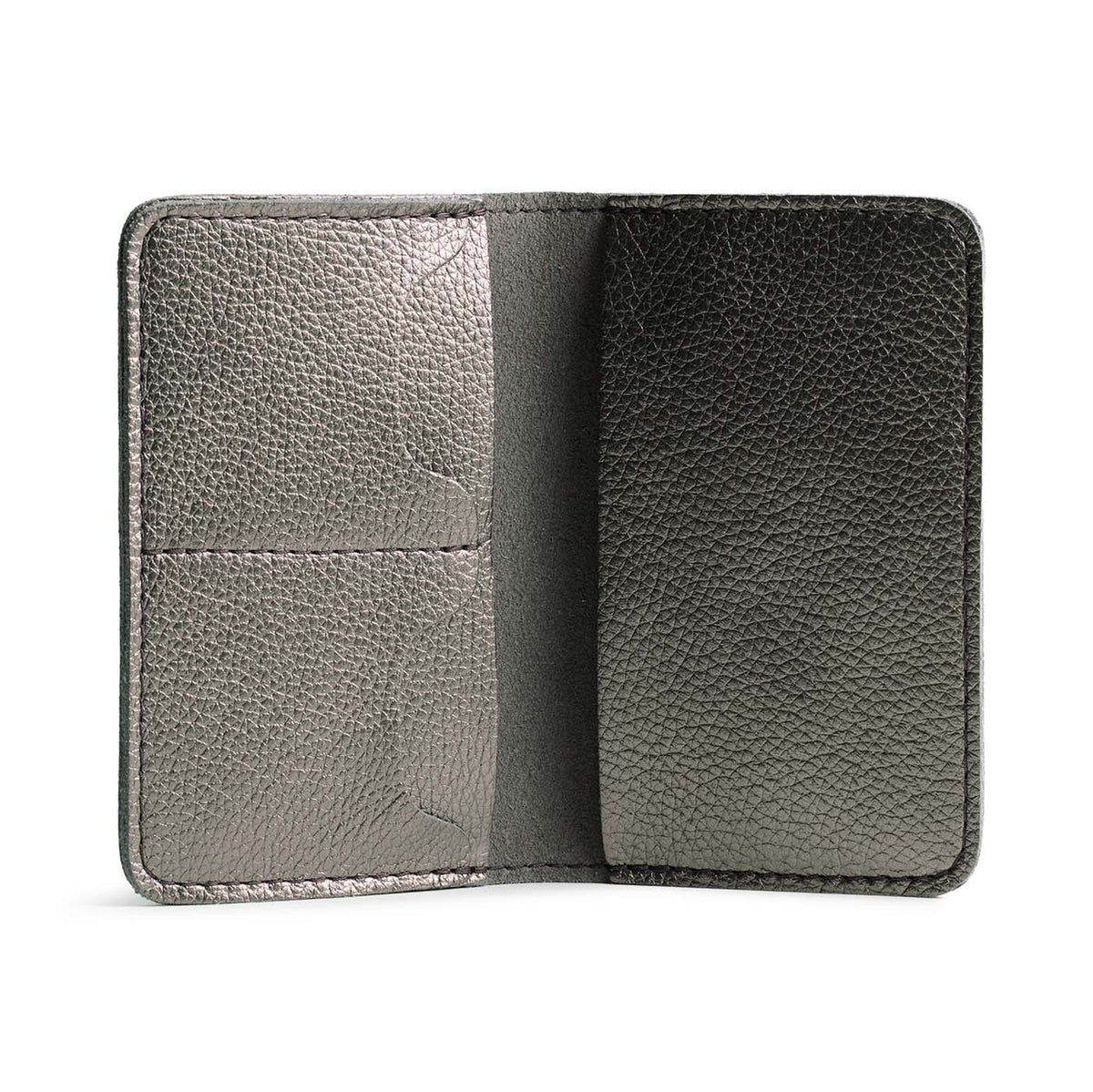Leather Modern Passport Holder - Stardust