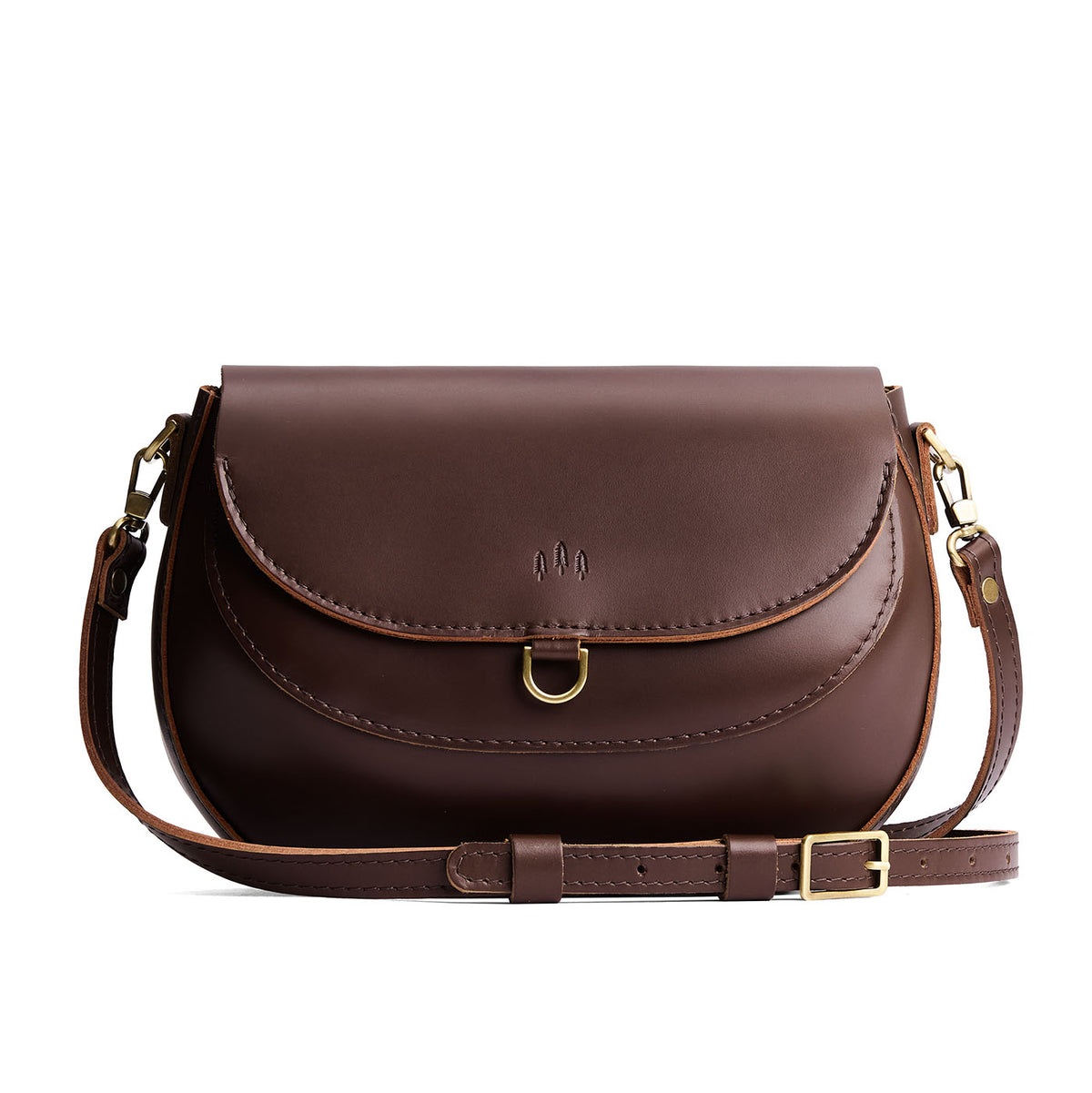 'Almost Perfect' Monaco Crossbody - Chocolate Brown / Large