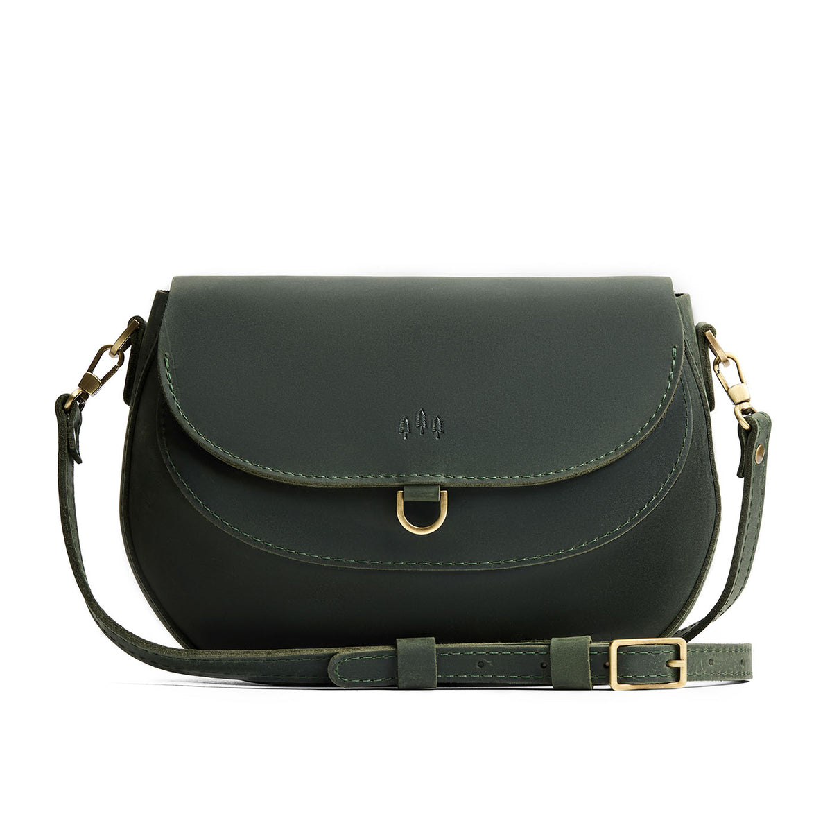 'Almost Perfect' Monaco Crossbody - Evergreen / Large