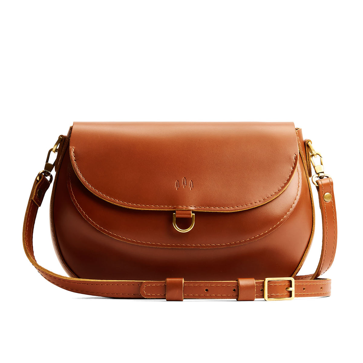 'Almost Perfect' Monaco Crossbody - Madrone / Large