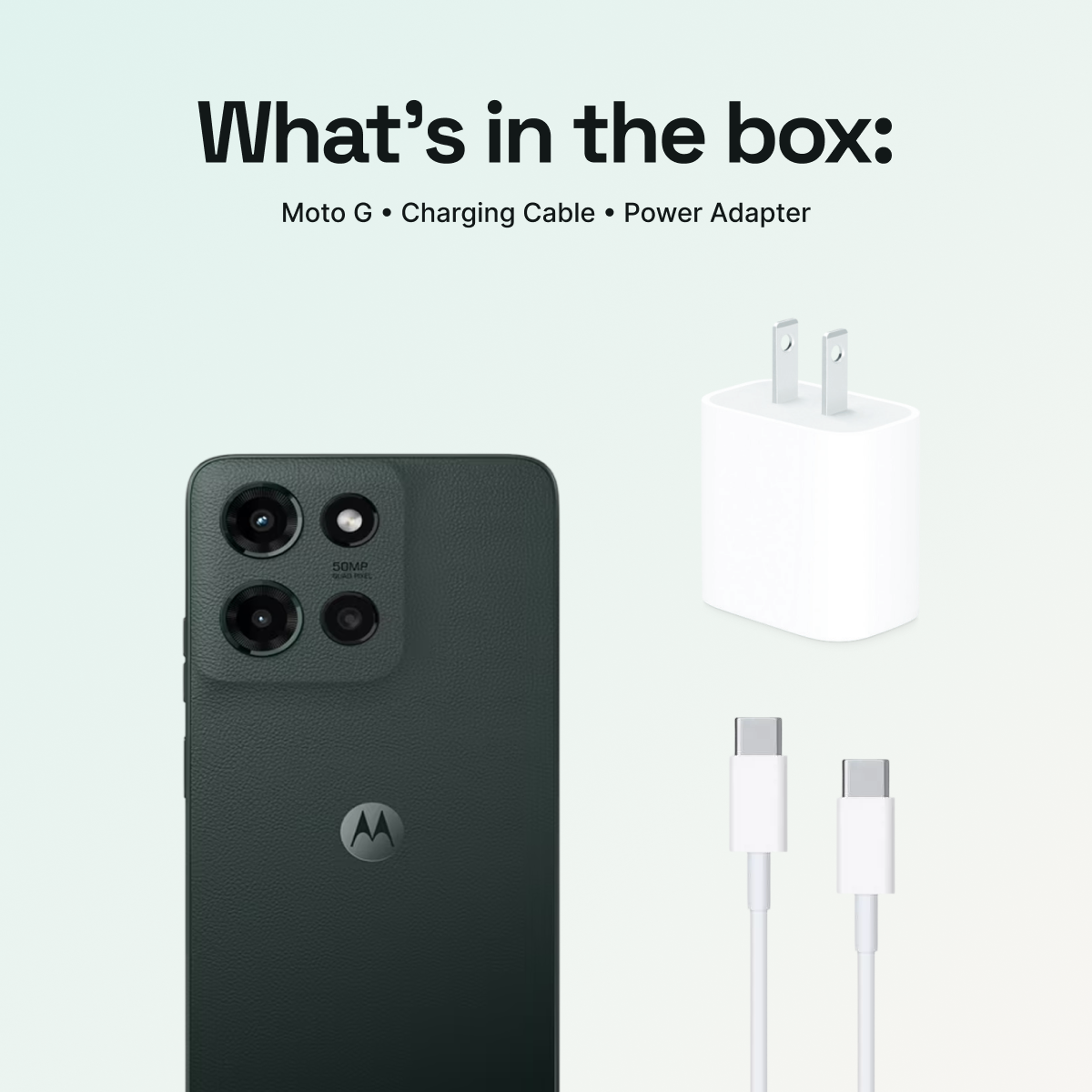 Motorola G 5G 128GB (2025) - Forest Gray (Unlocked) - Image 4