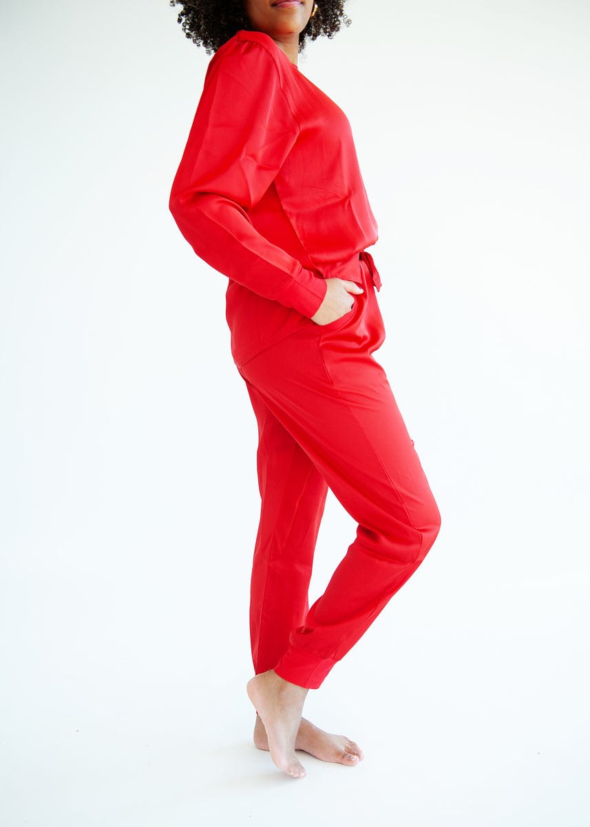 Must be Satin Pajamas - Red - Image 2