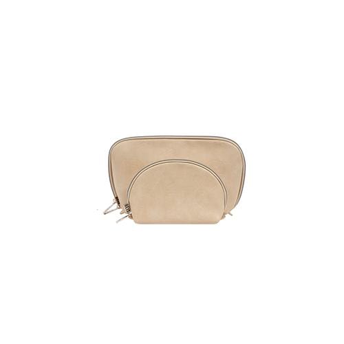 The Cosmetic Pouch Set in Beige - Image 8
