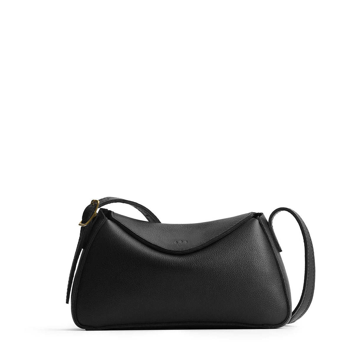 Neruda Crossbody Bag - Pebbled--black / Small