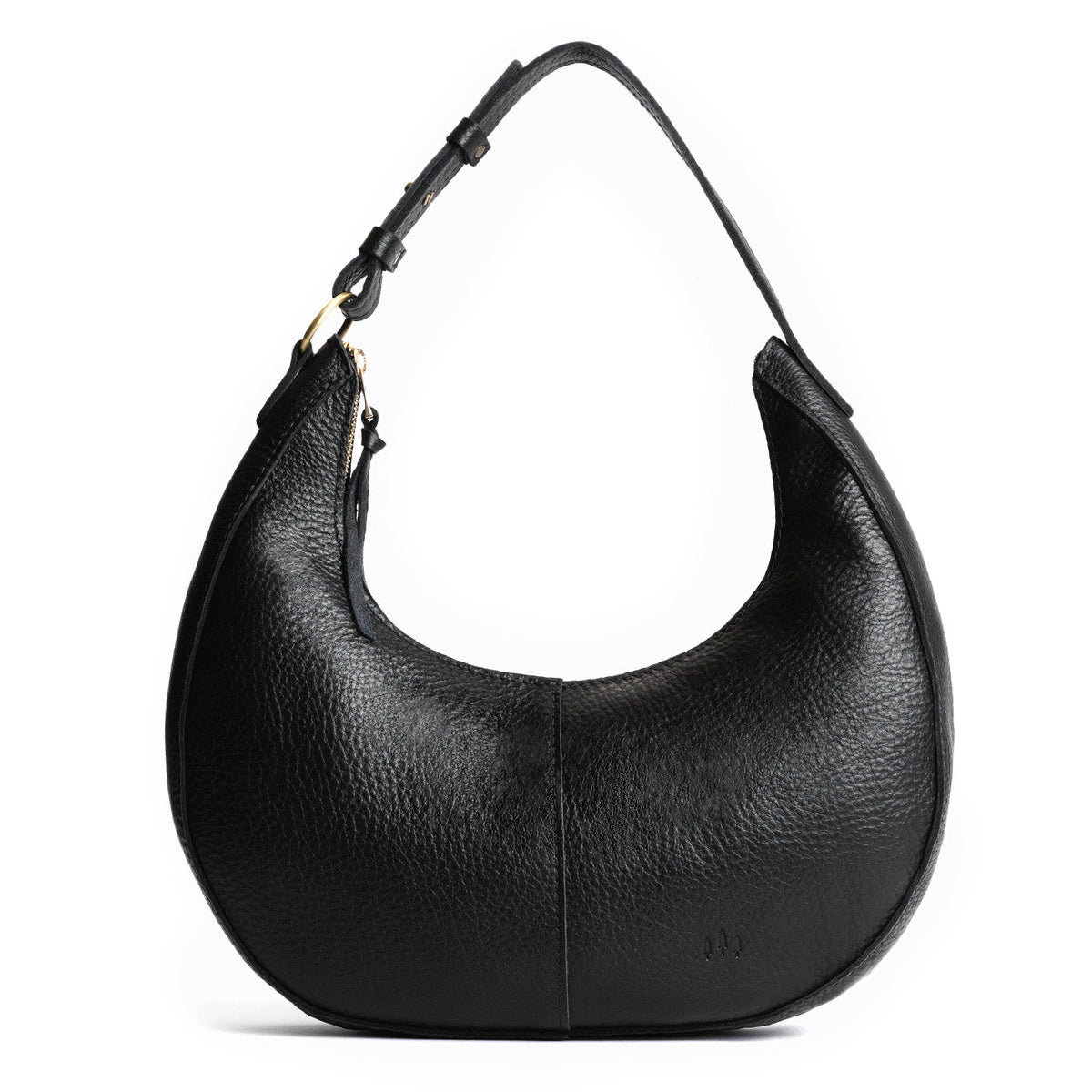 Nora Shoulder Bag - Pebbled--black / Large