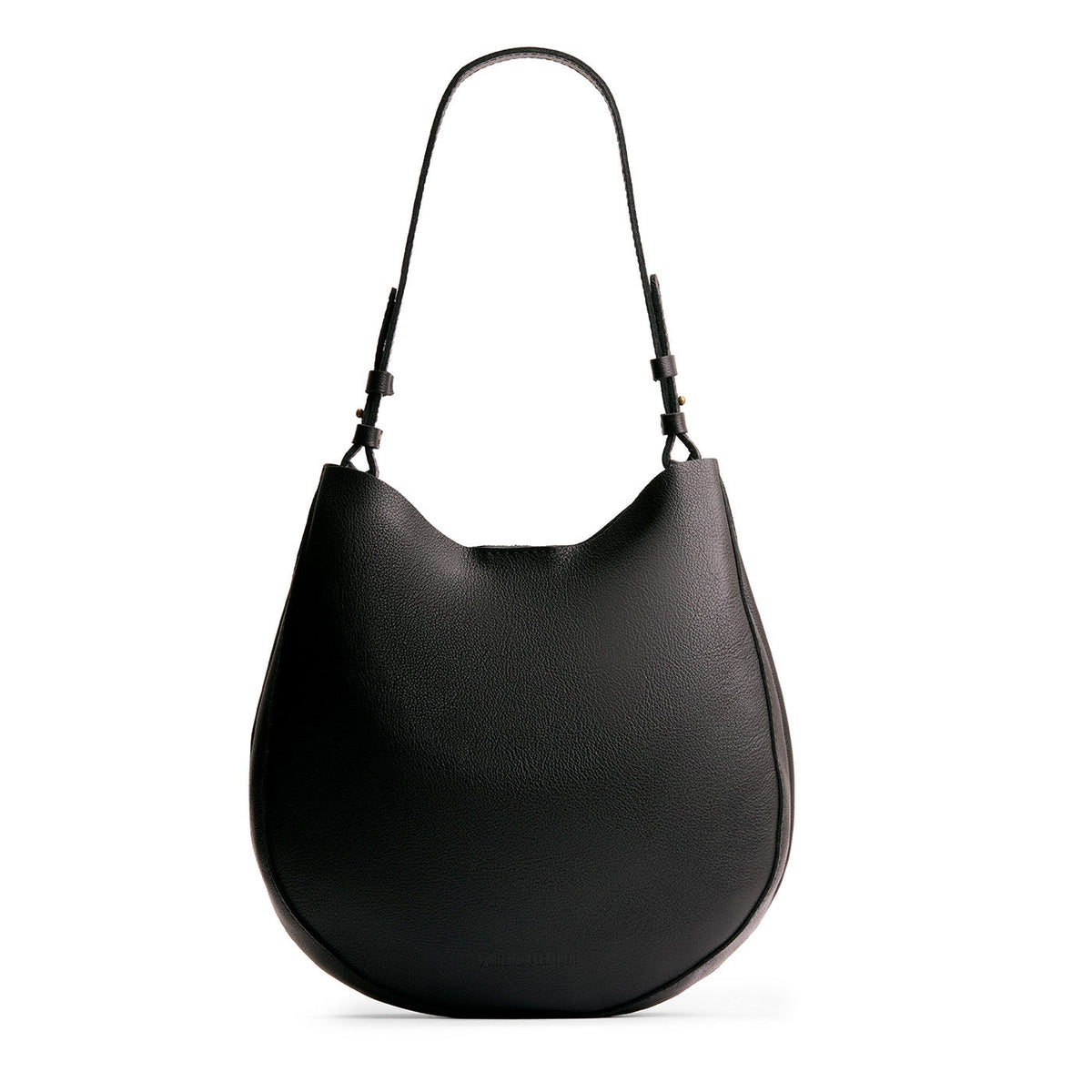 Olivia Shoulder Bag - Pebbled--black / Large