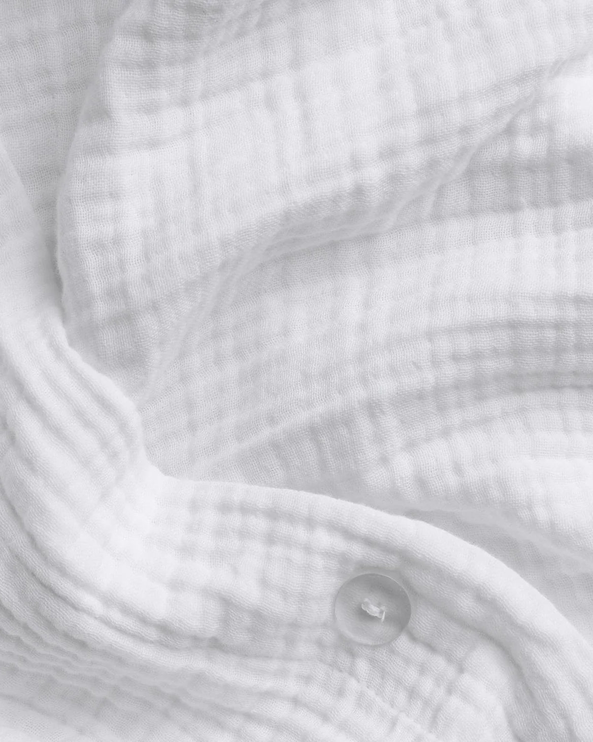 Organic Cloud Cotton Duvet Cover - FINAL SALE (White) - Image 3