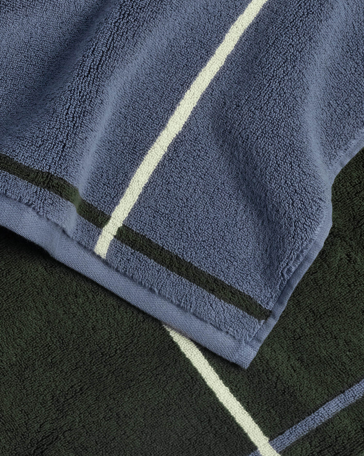 Organic Plush Towels (Dusk Windowpane) - Image 3