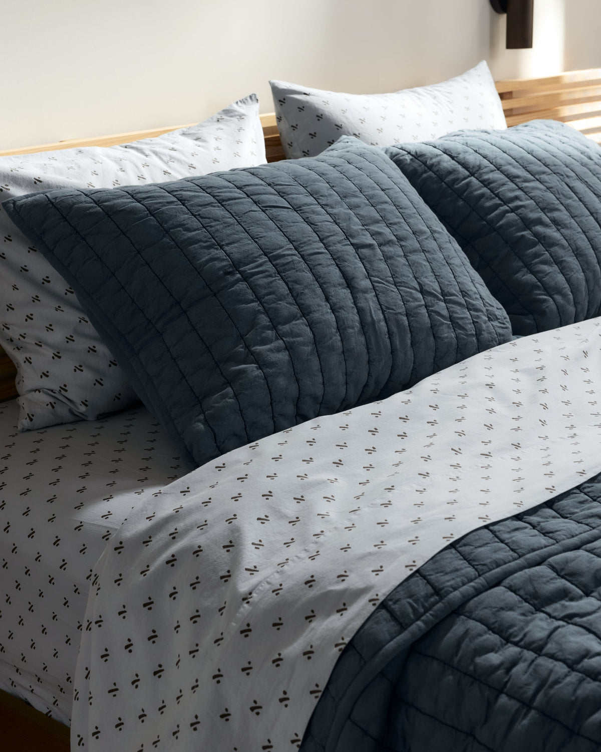 Garment Dyed Channel Sham Set - FINAL SALE (Dusk) - Image 2