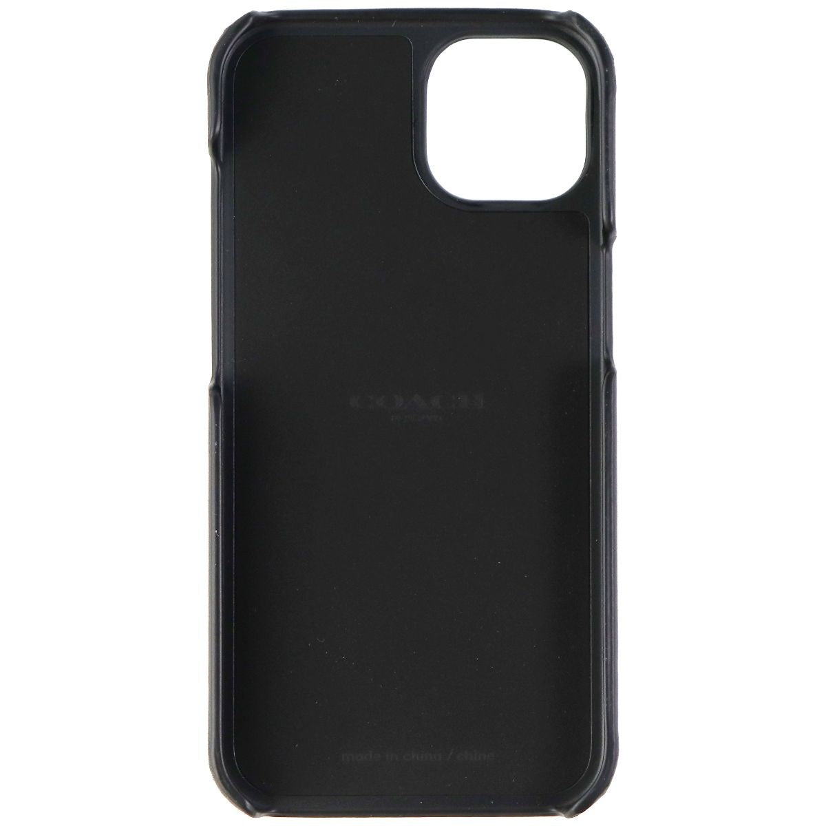 Coach Leather Slim Wrap Case for Apple iPhone 13 / 14 - Black - New - Image 3