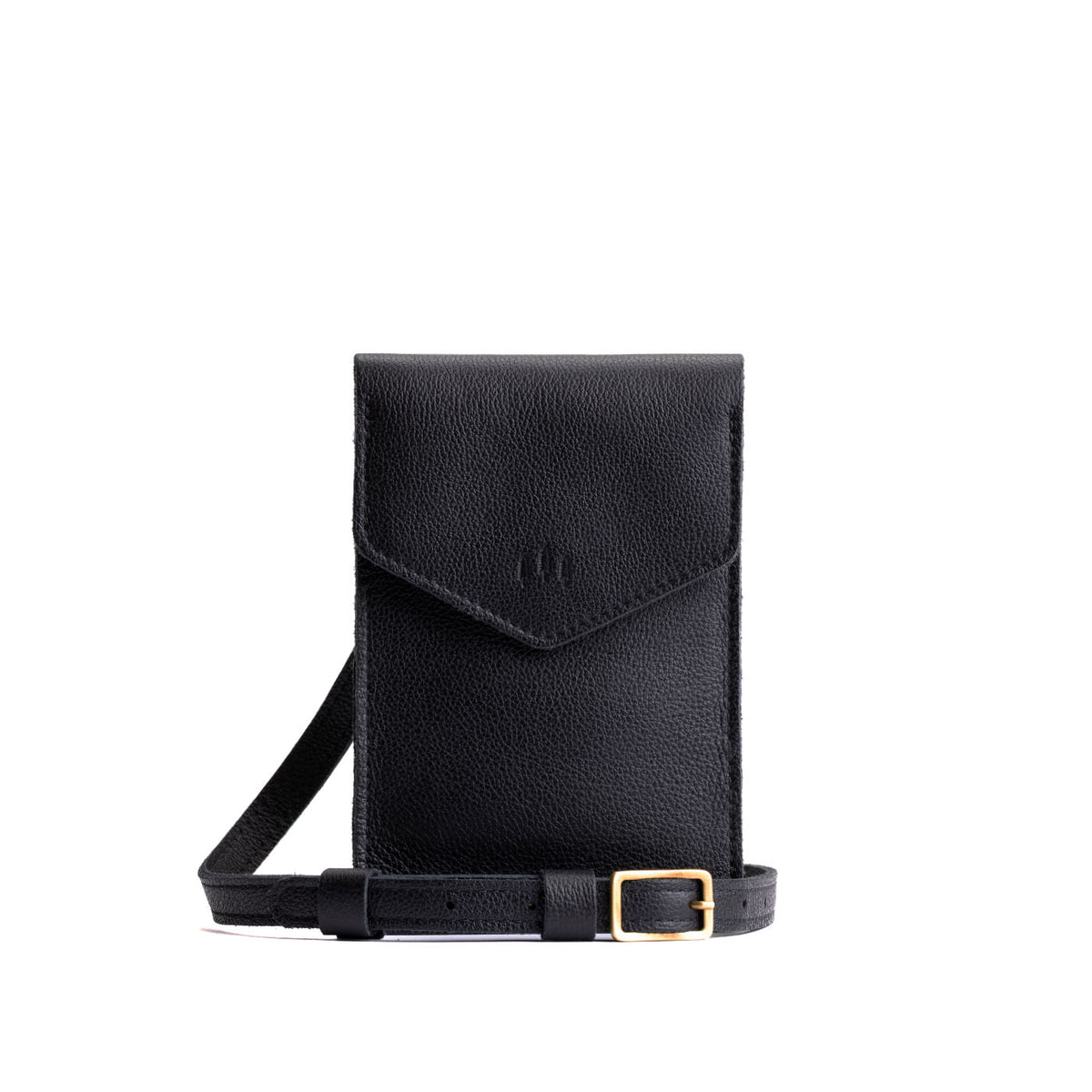 'Almost Perfect' Parker Phone Bag - Pebbled--black