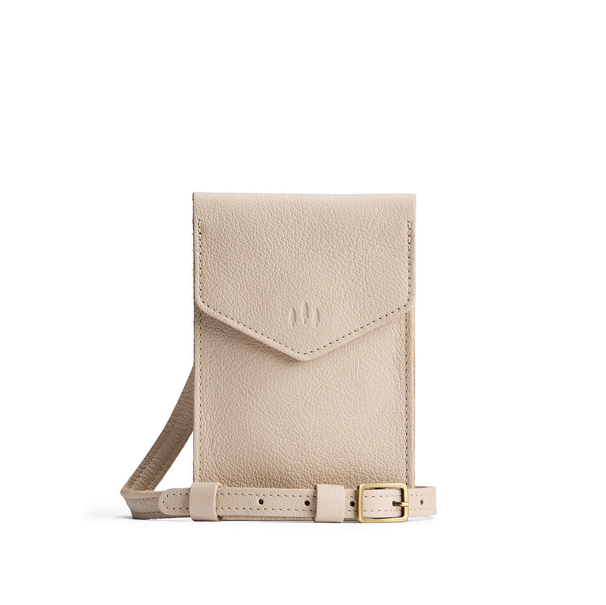 'Almost Perfect' Parker Phone Bag - Pebbled Bone