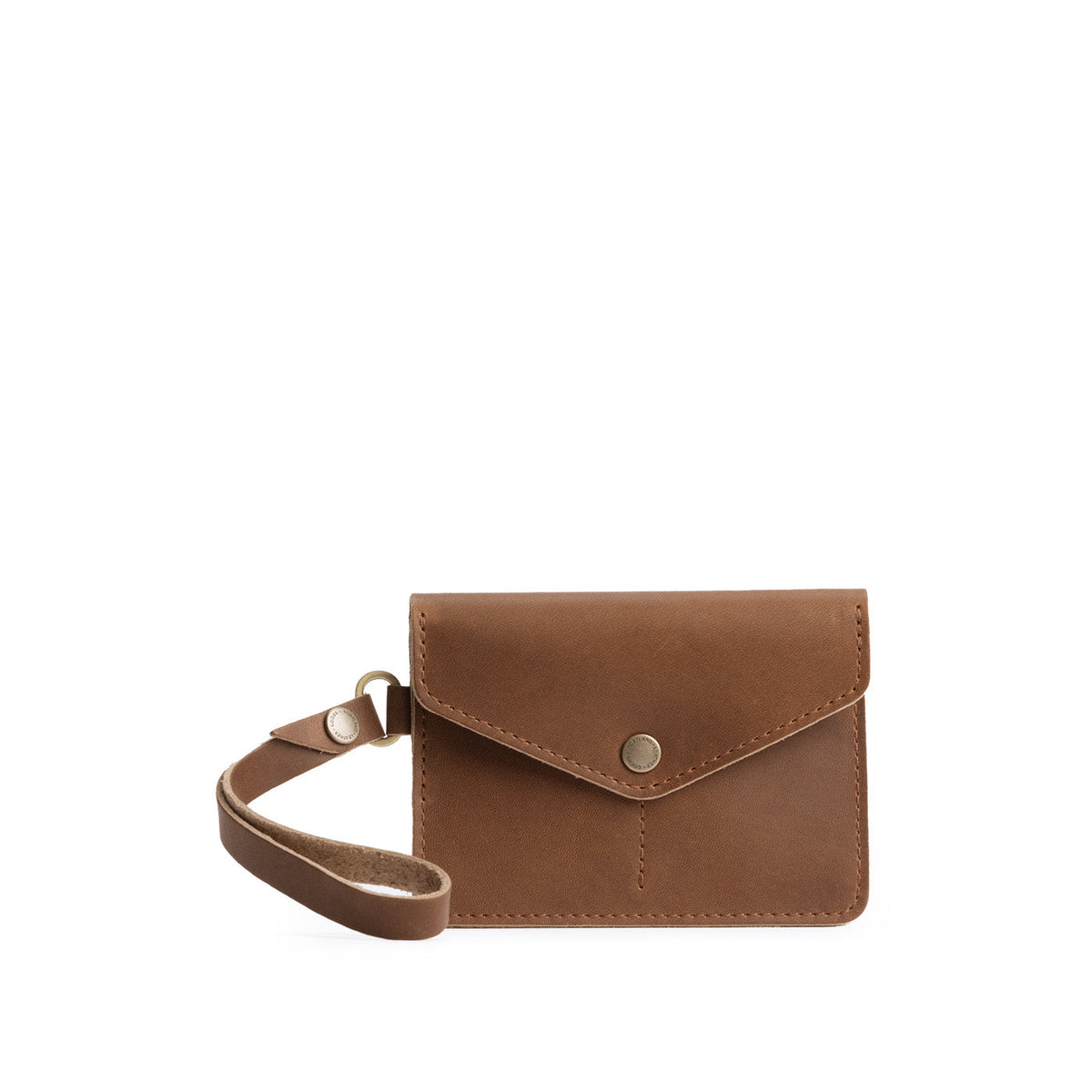 Passport Wristlet - English Tan