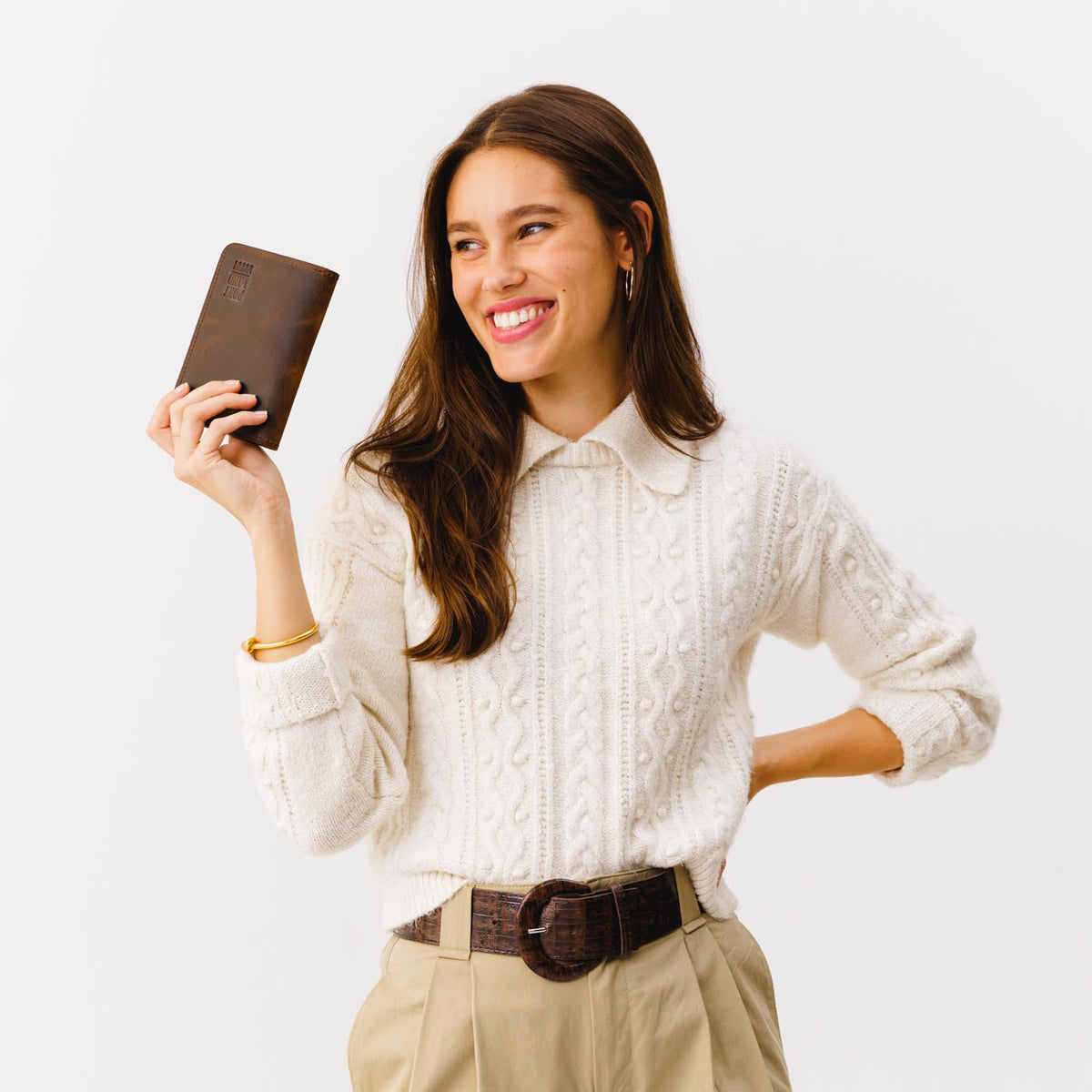 Leather Modern Passport Holder - Image 107
