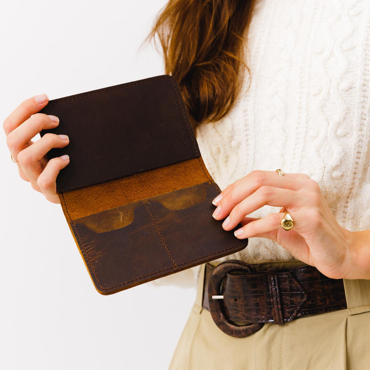 Leather Modern Passport Holder - Image 106