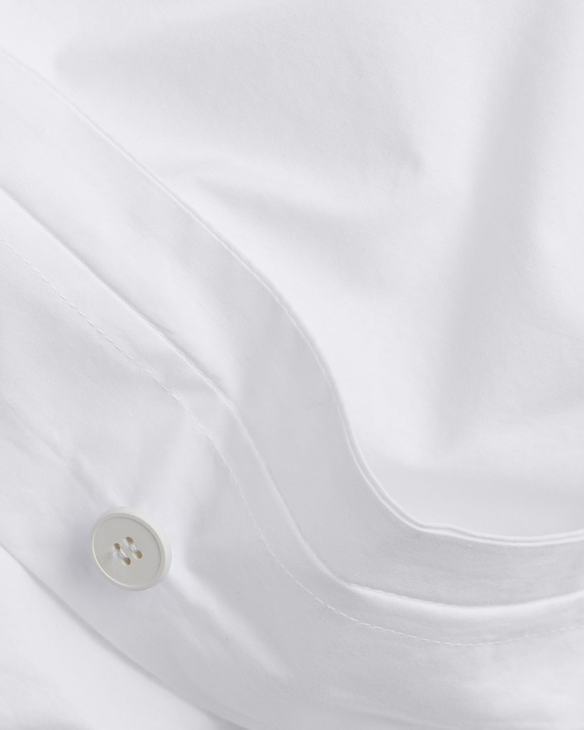 Percale Duvet Cover (White) - Image 3