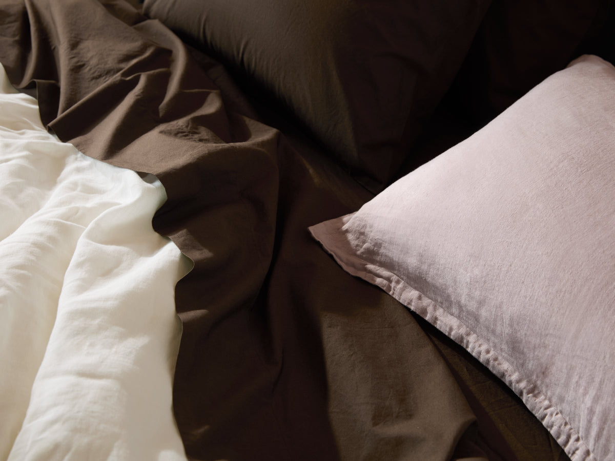 Percale Fitted Sheet (Java) - Image 2