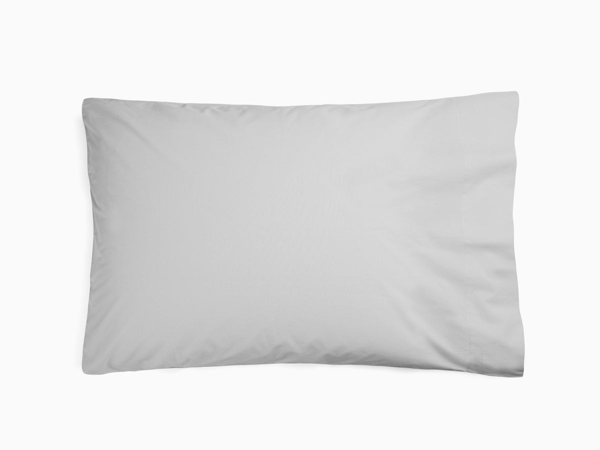Percale Pillowcase Set - FINAL SALE (Light Grey) - Image 4
