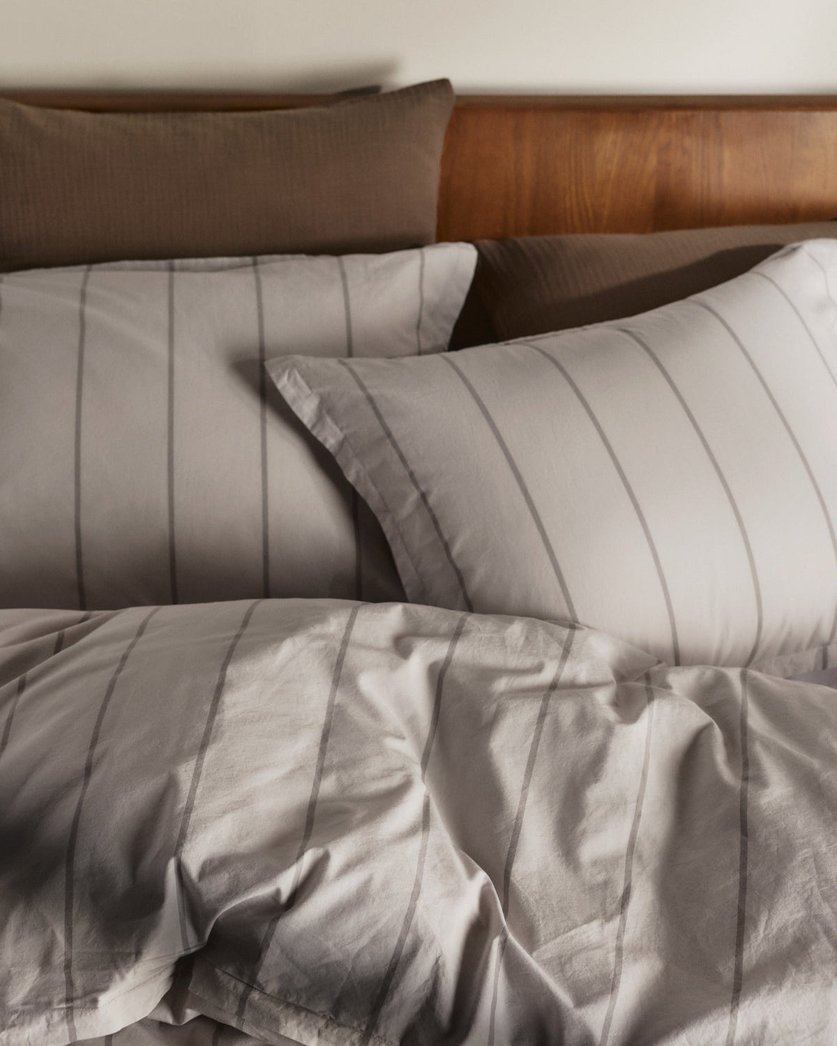 Percale Sham Set (Pebble Stripe) - Image 5