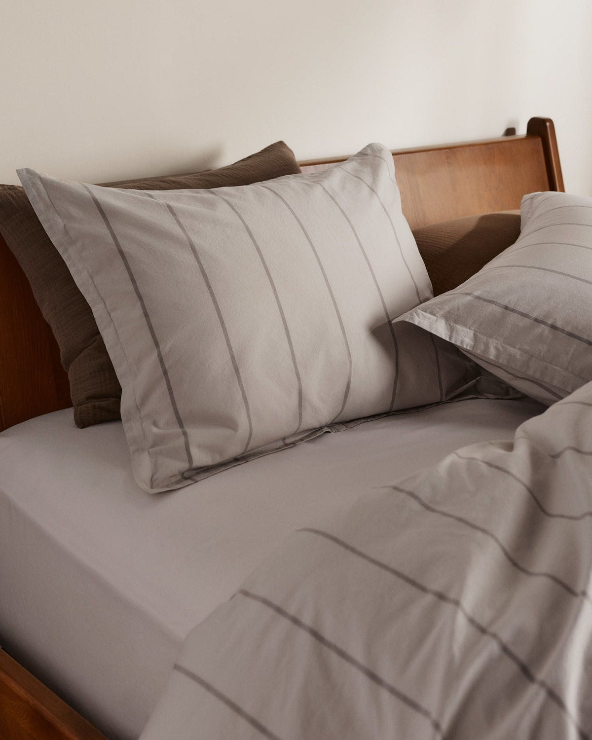 Percale Sham Set (Pebble Stripe) - Image 2