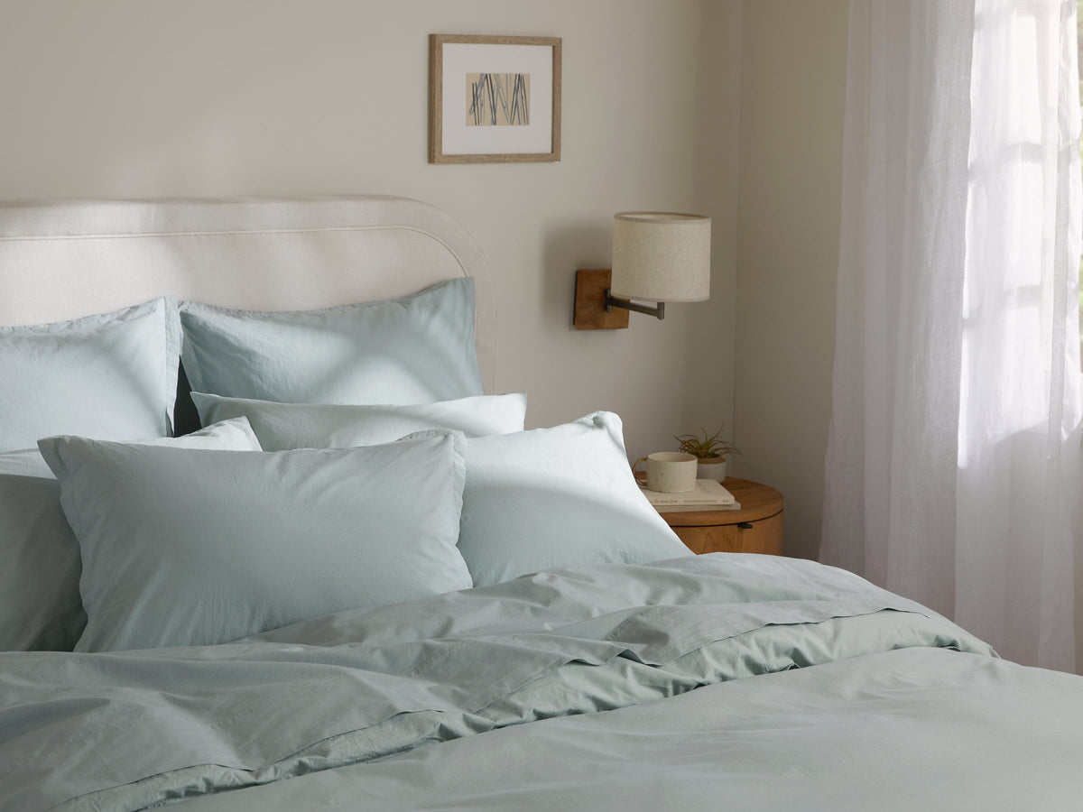 Percale Pillowcase Set - FINAL SALE (Spa) - Image 5