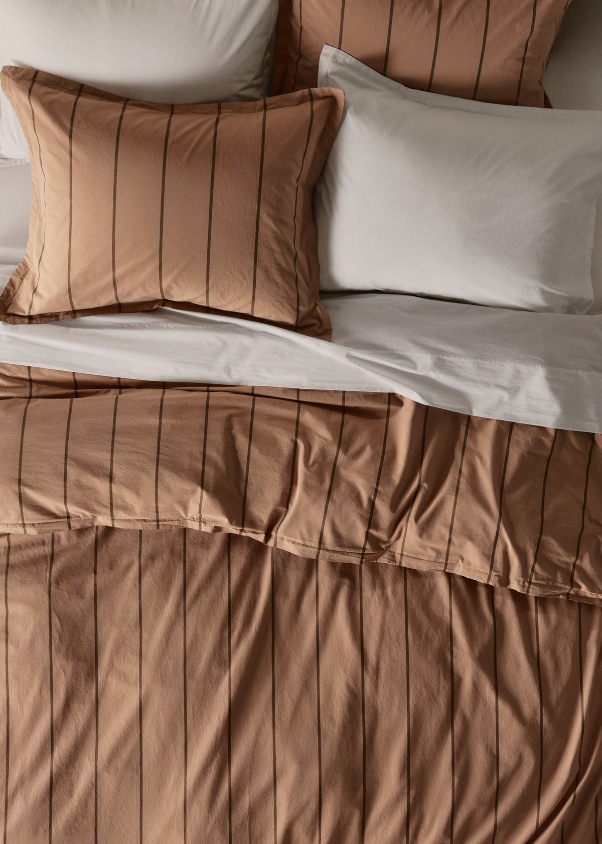 Percale Sham Set (Adobe Stripe) - Image 5