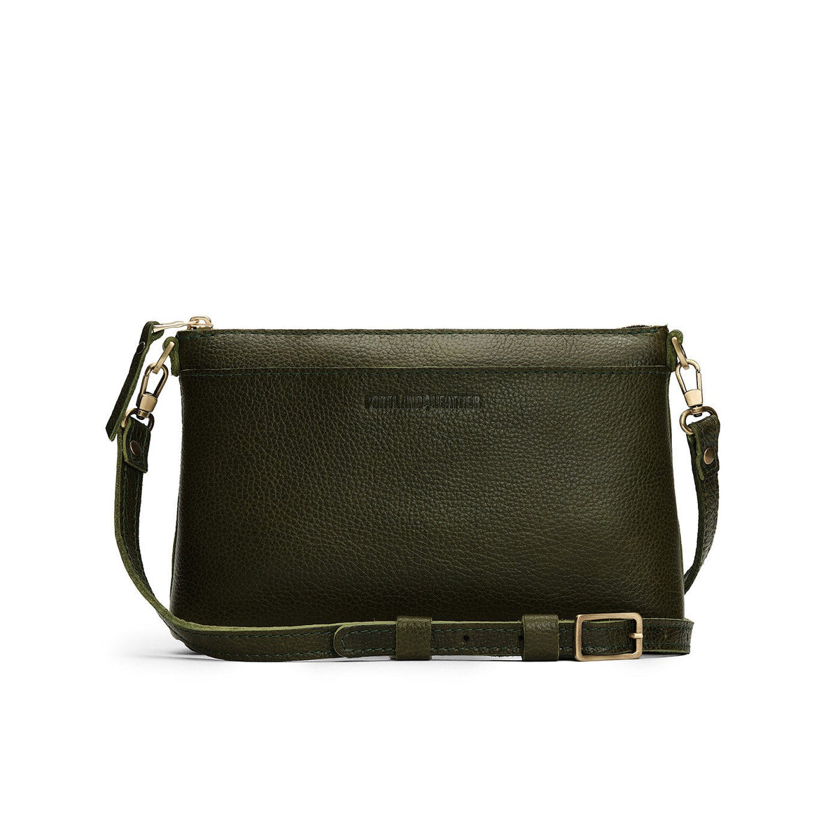 Poppy Purse - Pebbled Olive / Small
