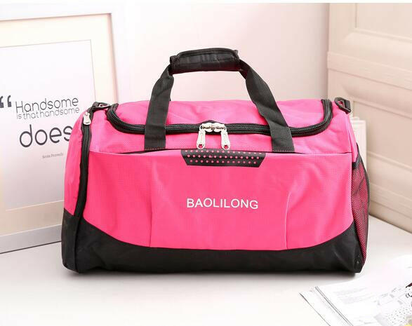 Waterproof Sports Bag for men and women - Rose red