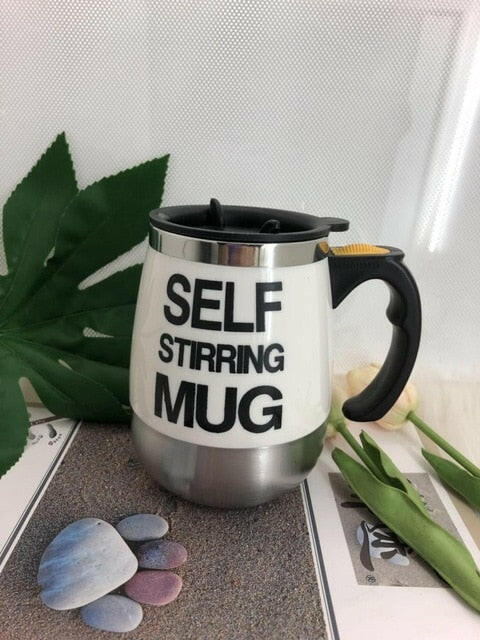Automatic self Stirring Mug - Beige