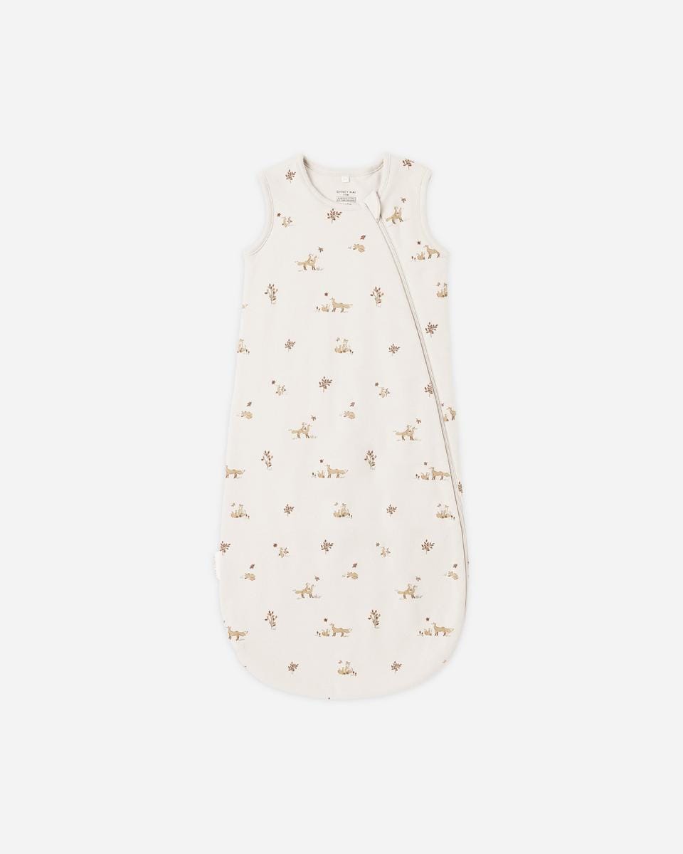 Quincy Mae Jersey Sleep Bag - Fox Land, 6-18M - Image 2