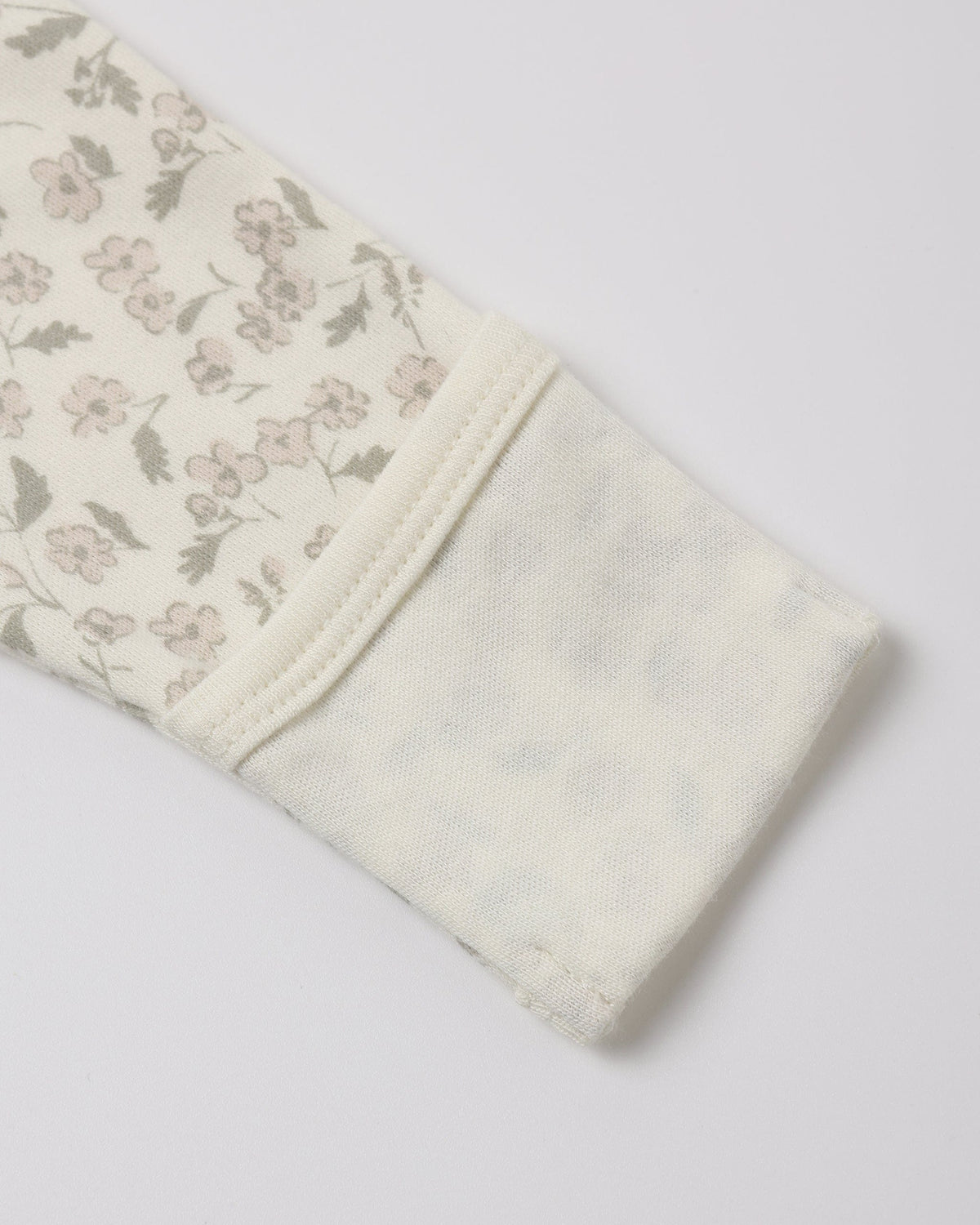 Quincy Mae Side Snap Bodysuit + Pant Set - Floret, NB - Image 4