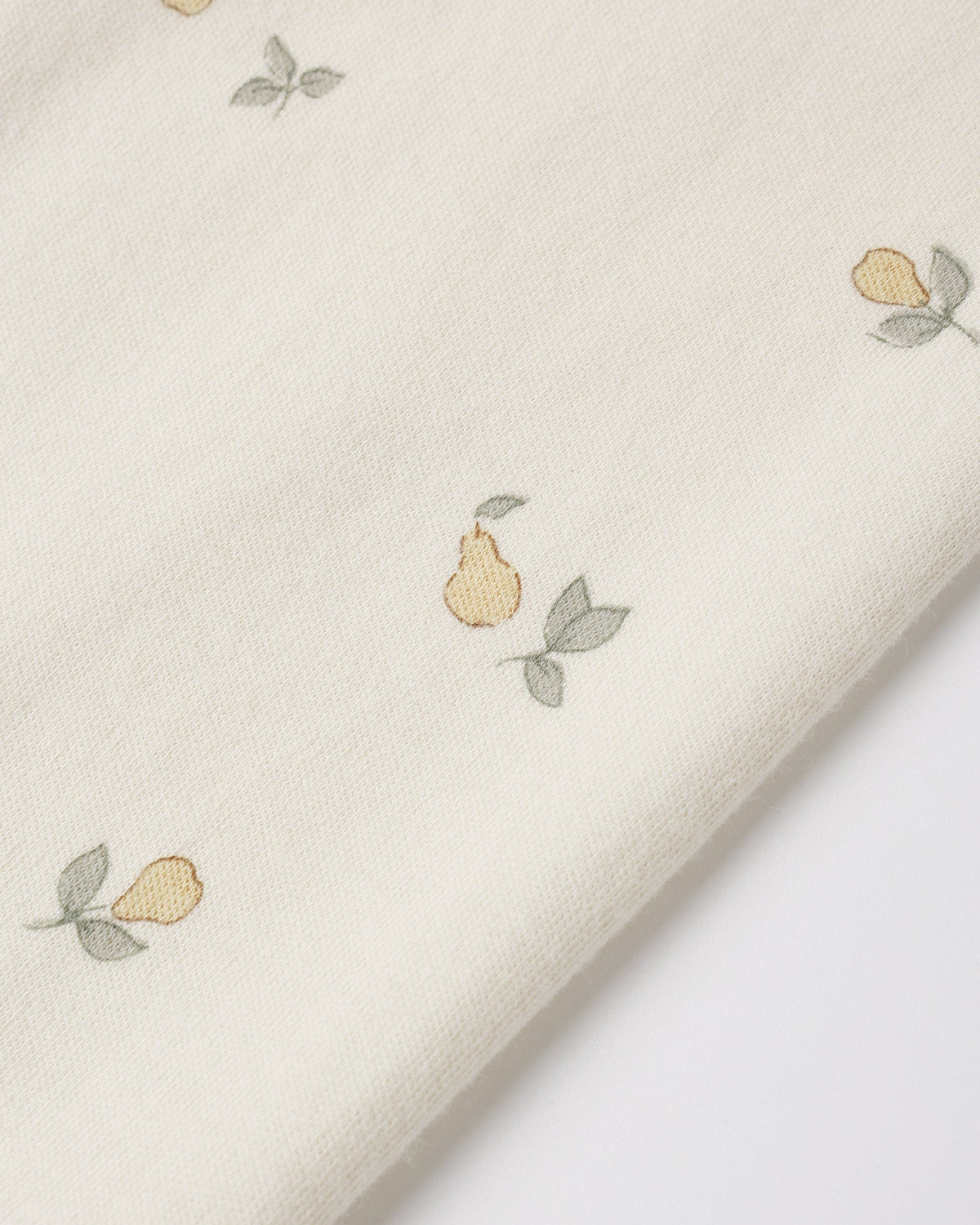 Quincy Mae Zip Long Sleeve Sleeper Footie - Pears, 0-3M - Image 2