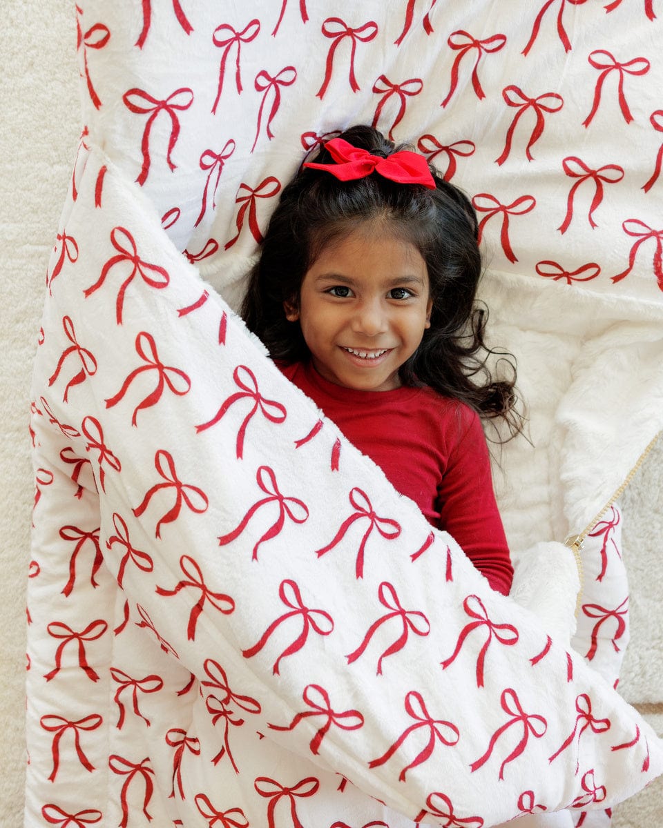 Sleeping Bag - Red Ribbon Bows - Image 2