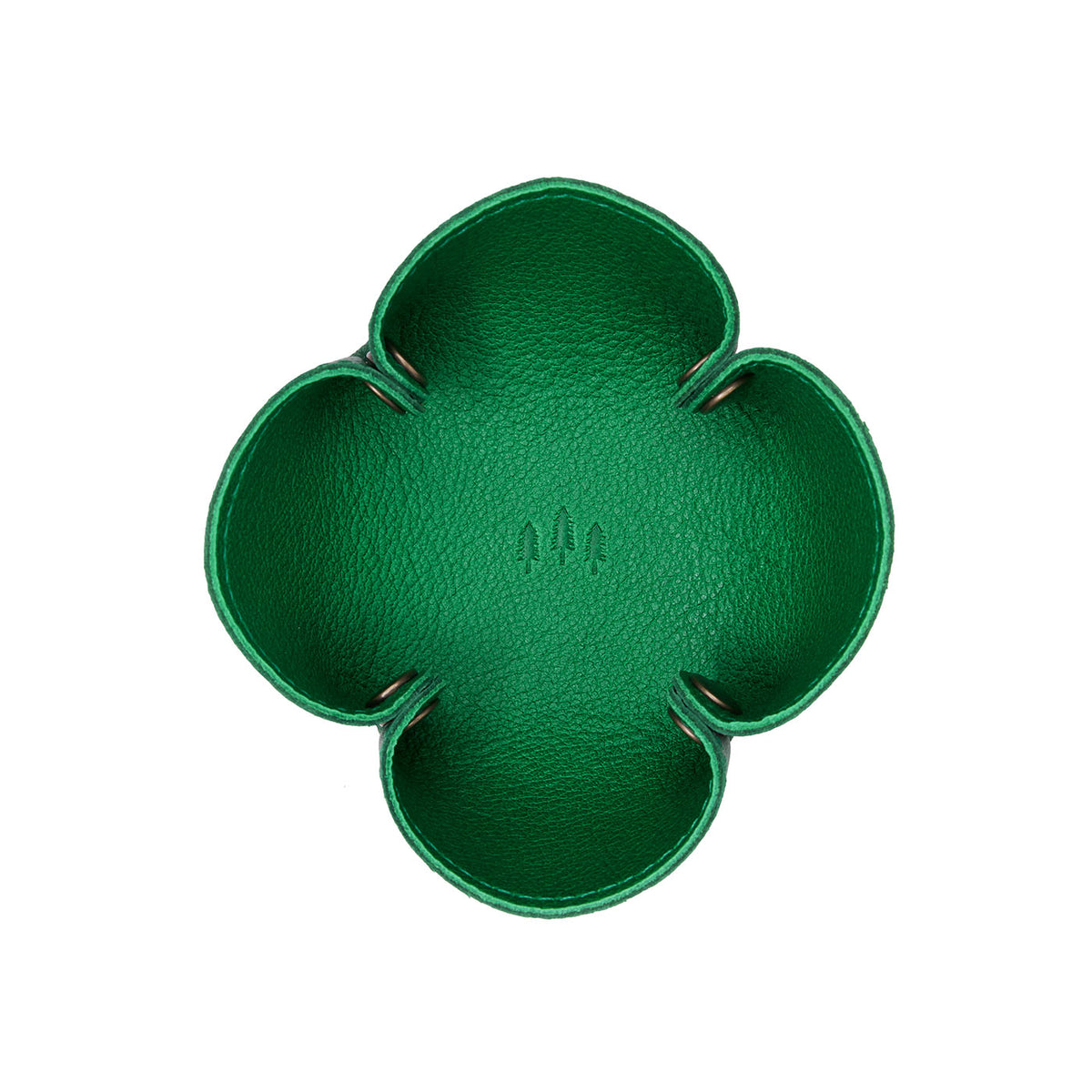 Reversible Clover Trinket Tray - Jolly Green