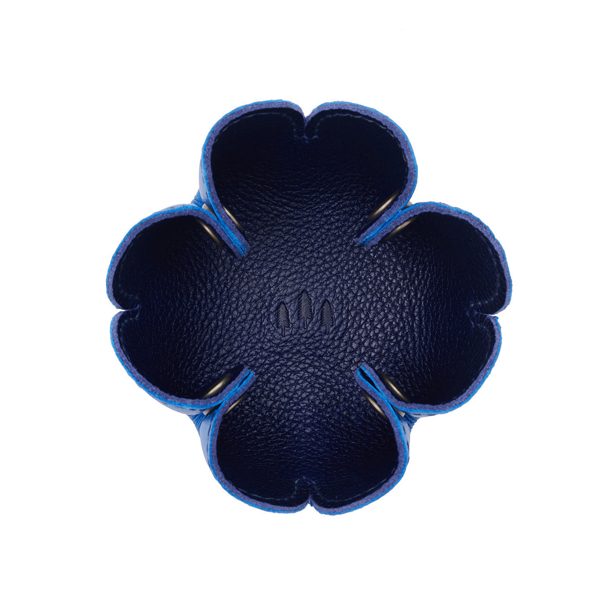 Reversible Desert Bell Trinket Tray - Cobalt
