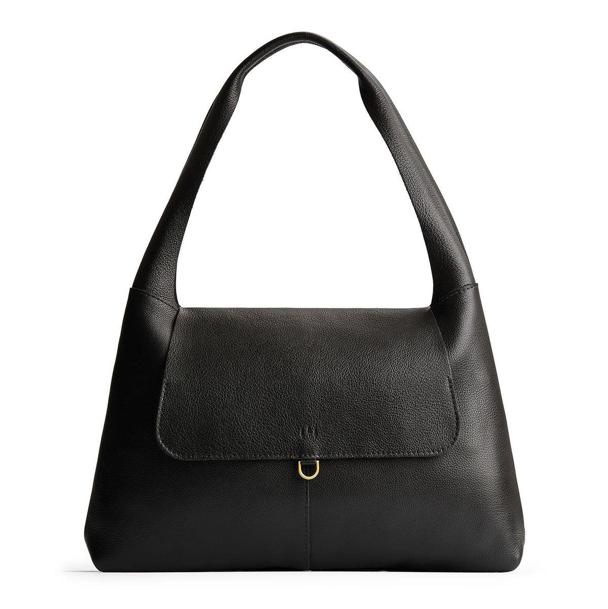 'Almost Perfect' Rowan Shoulder Bag - Pebbled--black / Large