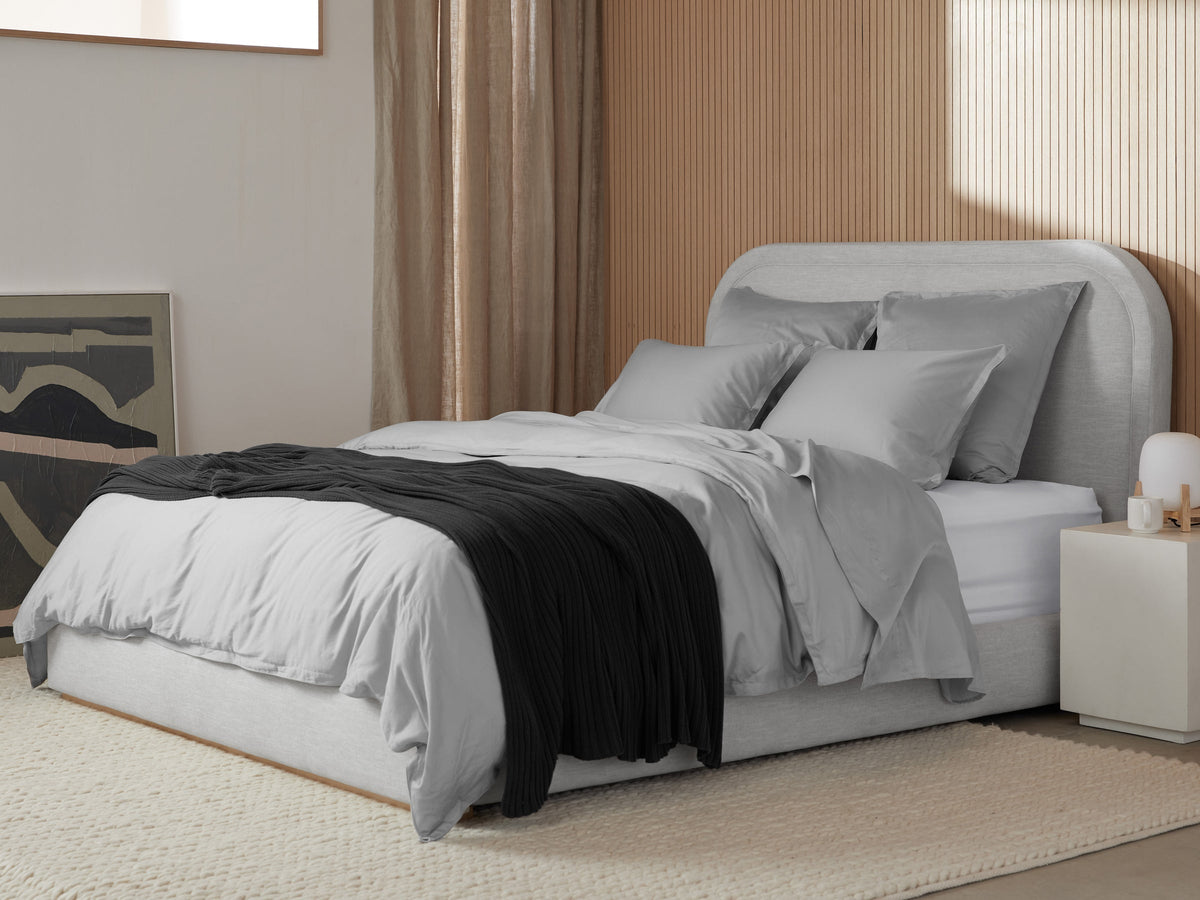 Sateen Sham Set (Light Grey) - Image 2