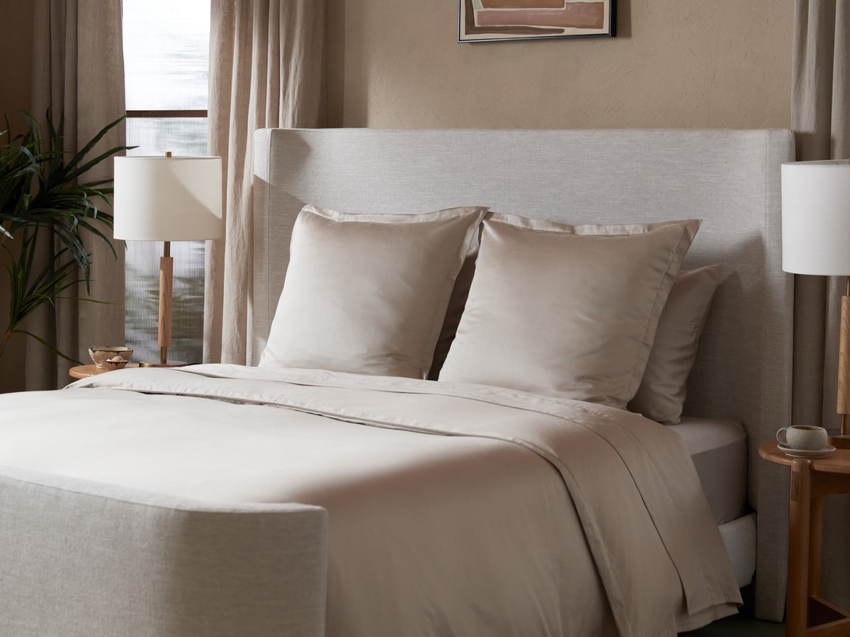 Sateen Euro Sham (Bone) - Image 2