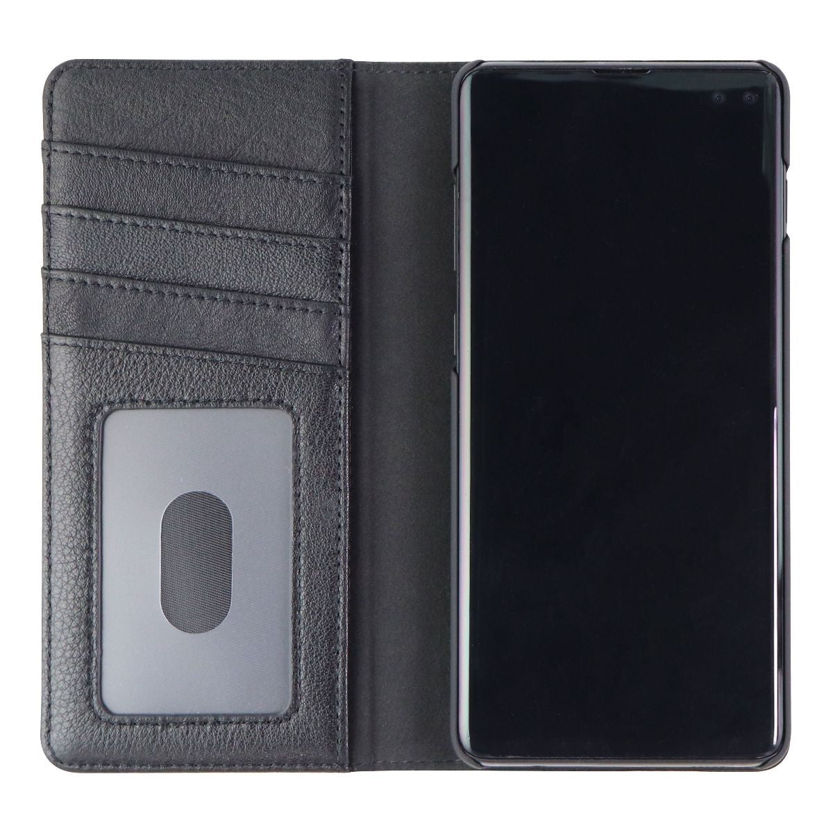 Case-Mate Wallet Folio Phone Case for Samsung Galaxy S10+ (Plus) - Black Leather - New - Image 2