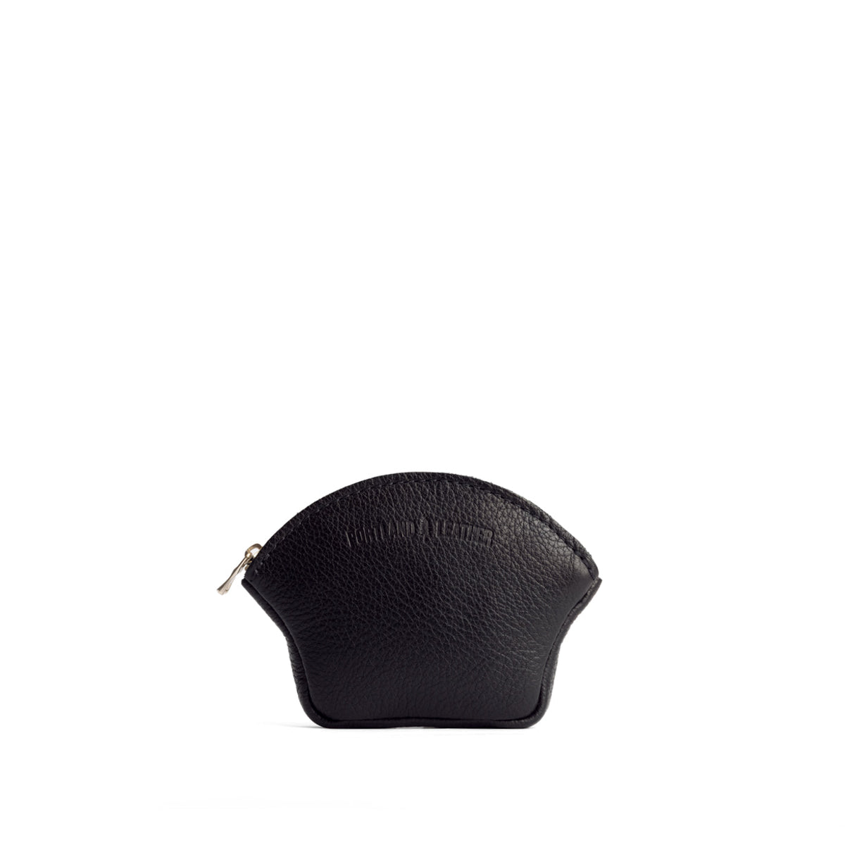 Seashell Pouch - Pebbled--black / Small