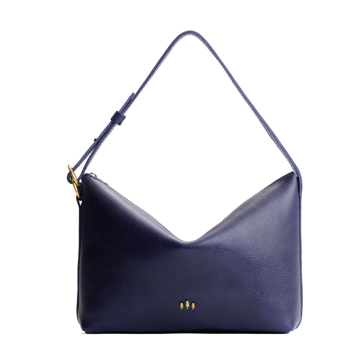 Slouchy Shoulder Bag - Cobalt / Large