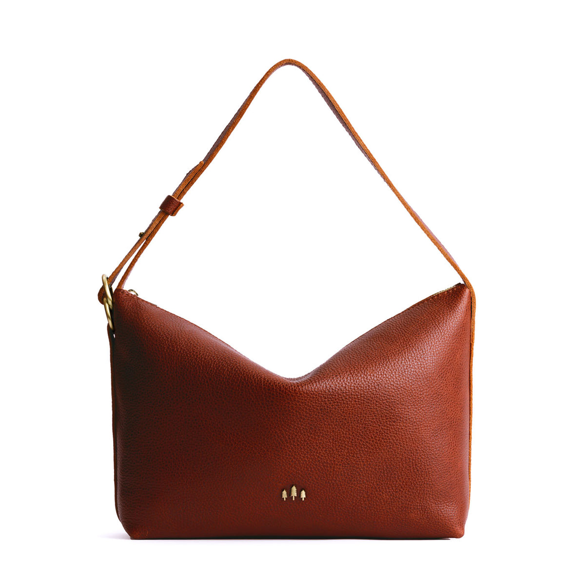 Slouchy Shoulder Bag - Nutmeg / Large